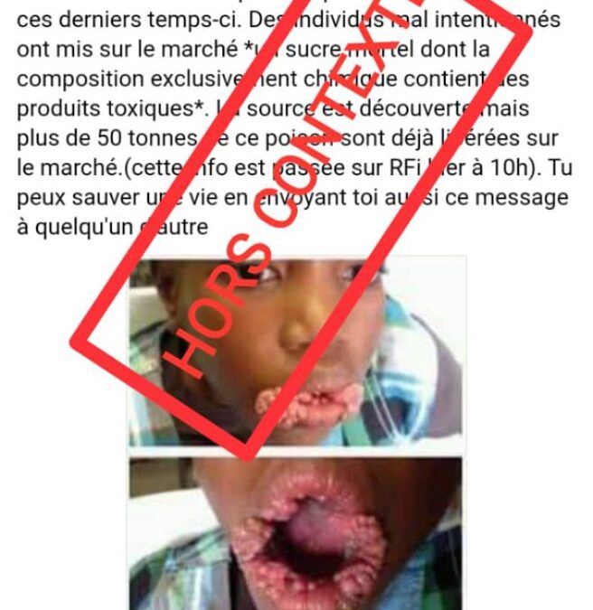 Méfiez-vous de  la rumeur selon laquelle un sucre nocif circule sur le marché en Centrafrique