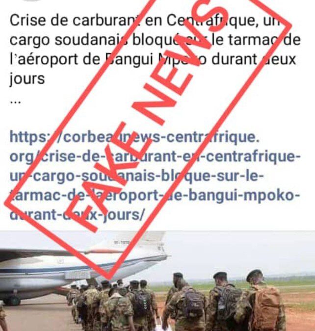 Faux, aucun cargo soudanais n’a pas été bloqué à Bangui pour un problème de carburant