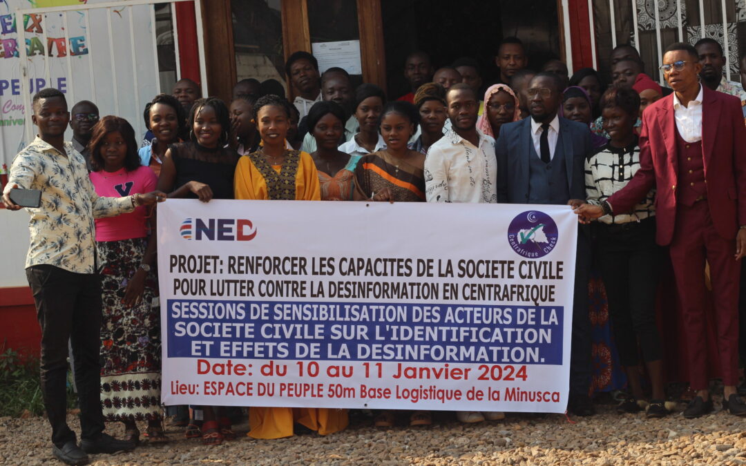 Renforcement des capacités des acteurs de la société civile sur l’identification de la désinformation