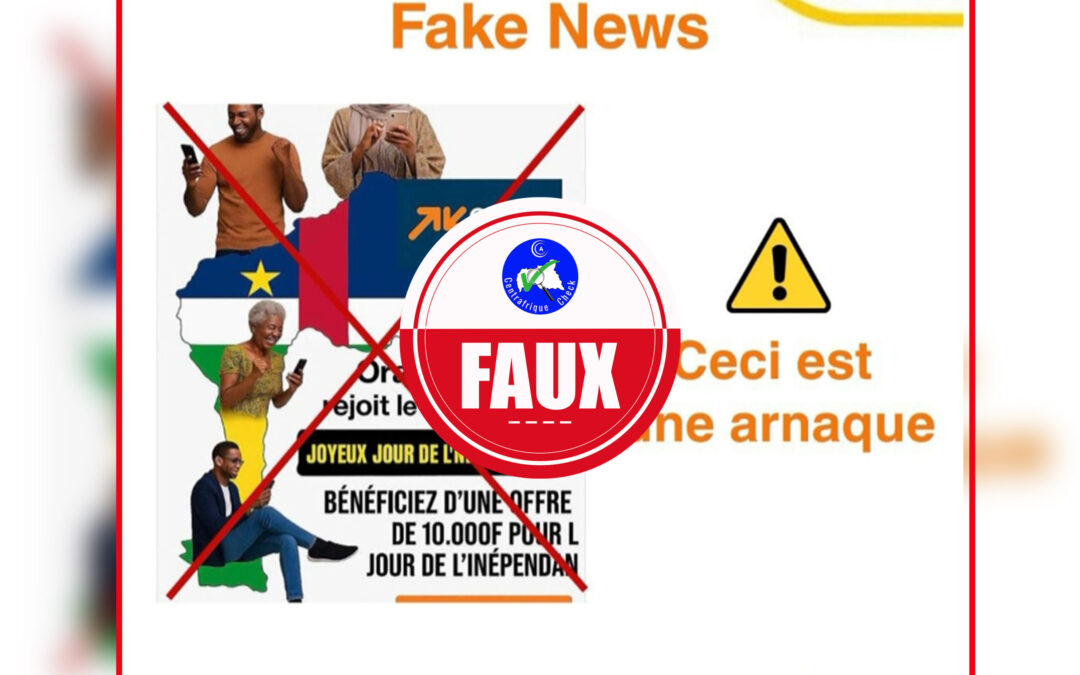 Attention aux faux liens prétendant qu’Orange offre 10 000 FCFA pour la fête de l’indépendance